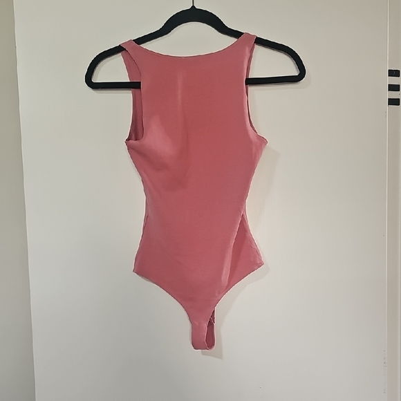 Garage Heather Rose Lace-Up Top - Picture 3 of 3